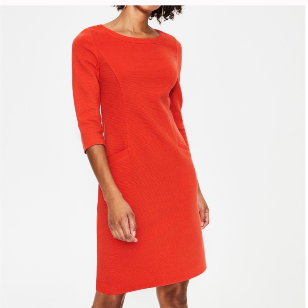 Boden Jasmine Ottoman Dress - Gladioli - Picture 2 of 7